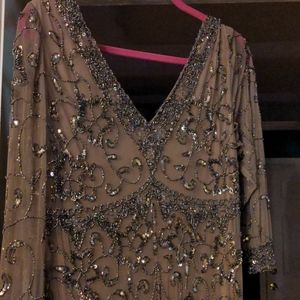 NWT Pissarro Nights Dress size 16 beaded dress